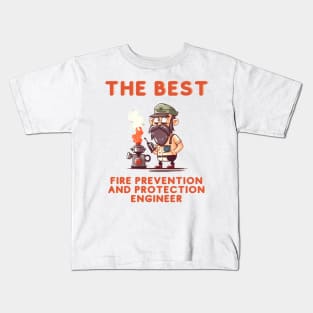 Fire Prevention and Protection Engineer Kids T-Shirt